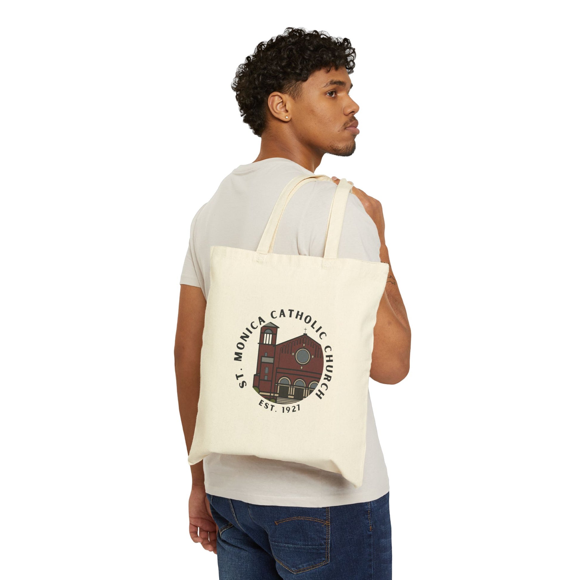 St. Monica Parish Icon Tote – “Nothing is Far from God”