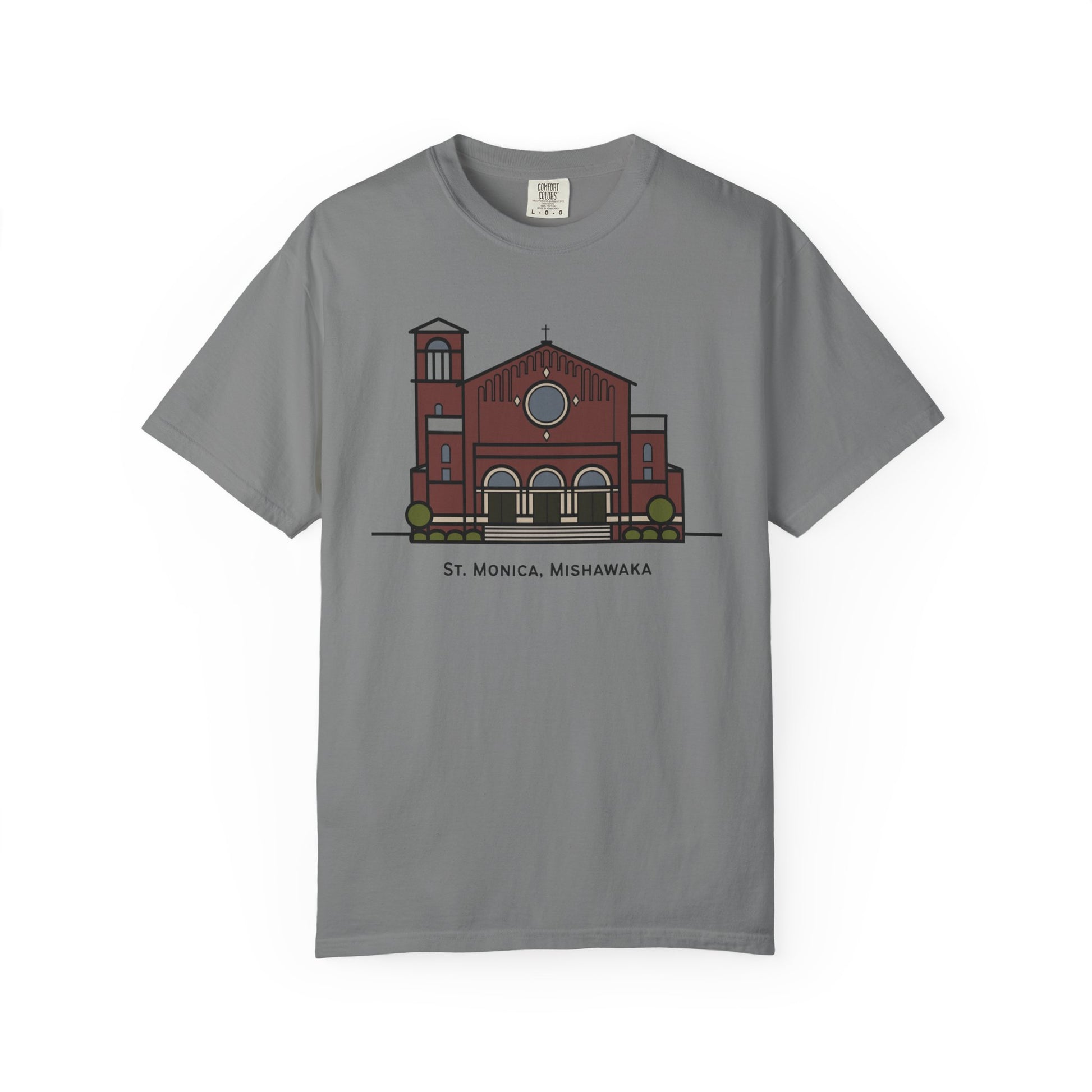 St. Monica Parish Icon T-Shirt - "Nothing is Far from God"