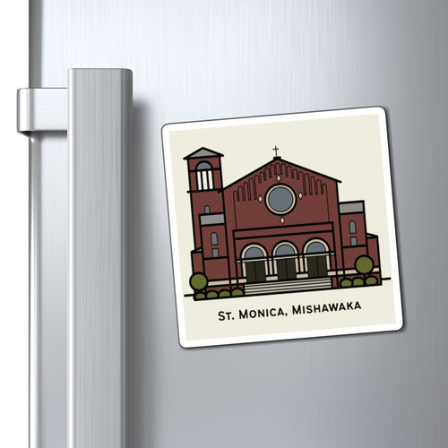 St. Monica Parish Icon Magnet – 4"x4" Vinyl