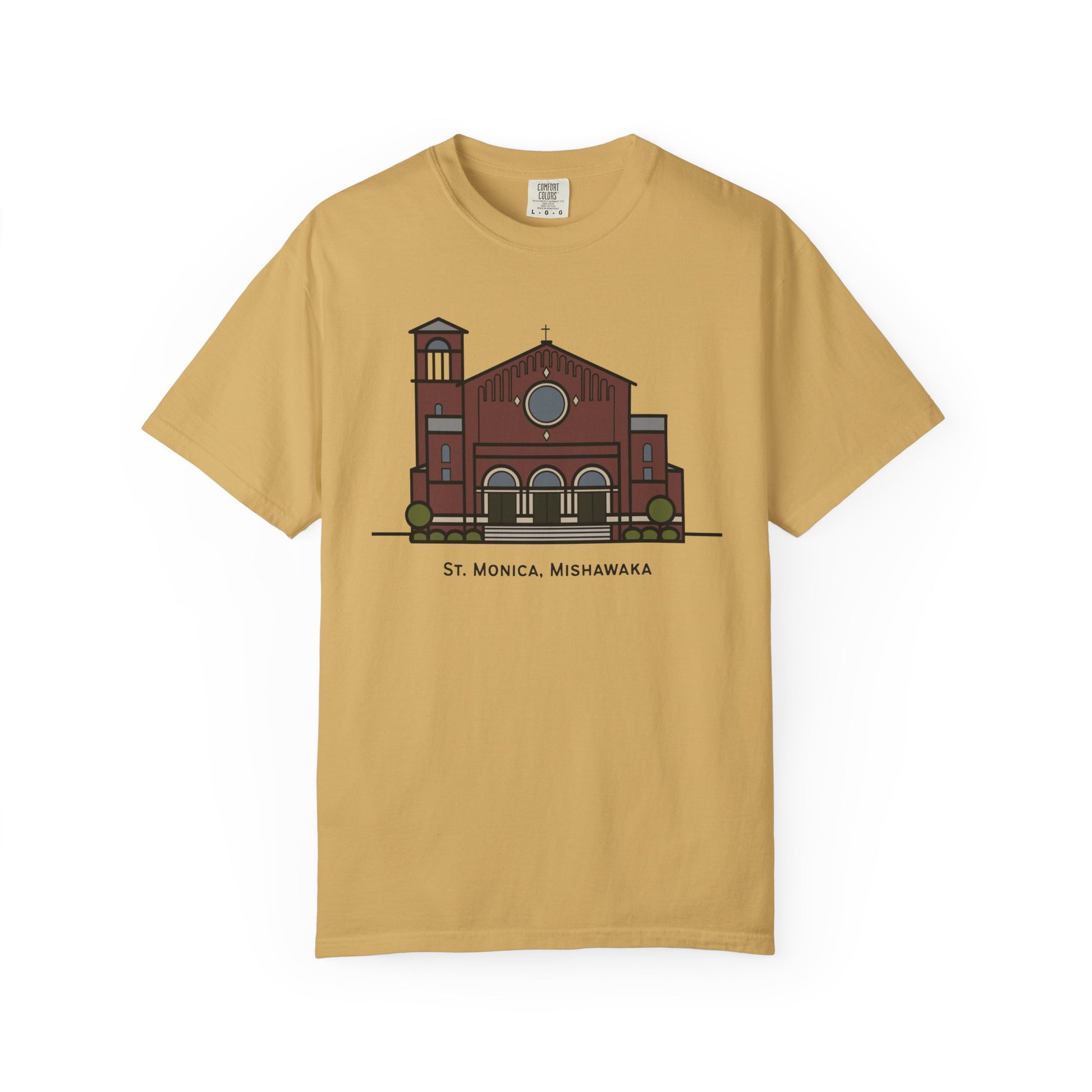 St. Monica Parish Icon T-Shirt - "Nothing is Far from God"