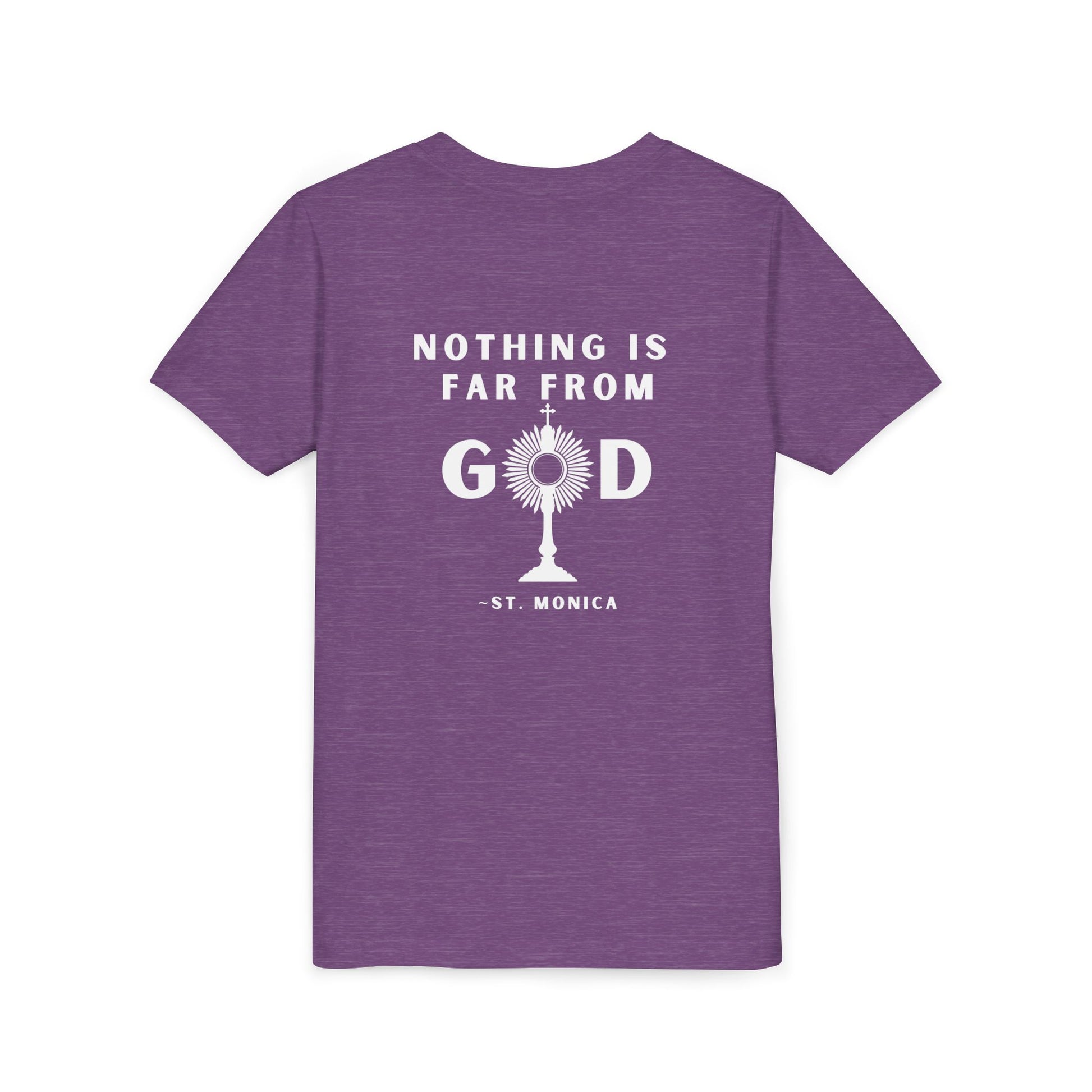 Youth Parish Festival T-Shirt – St. Monica “Nothing is Far from God”