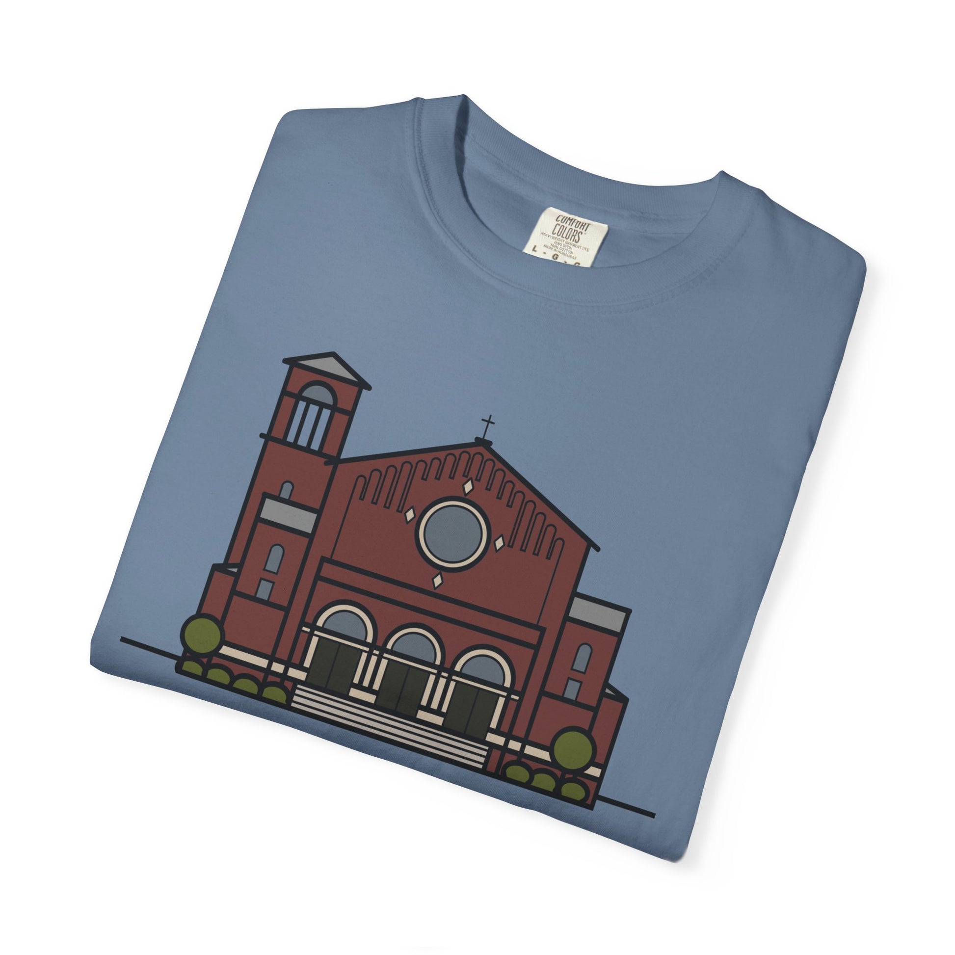 St. Monica Parish Icon T-Shirt - "Nothing is Far from God"