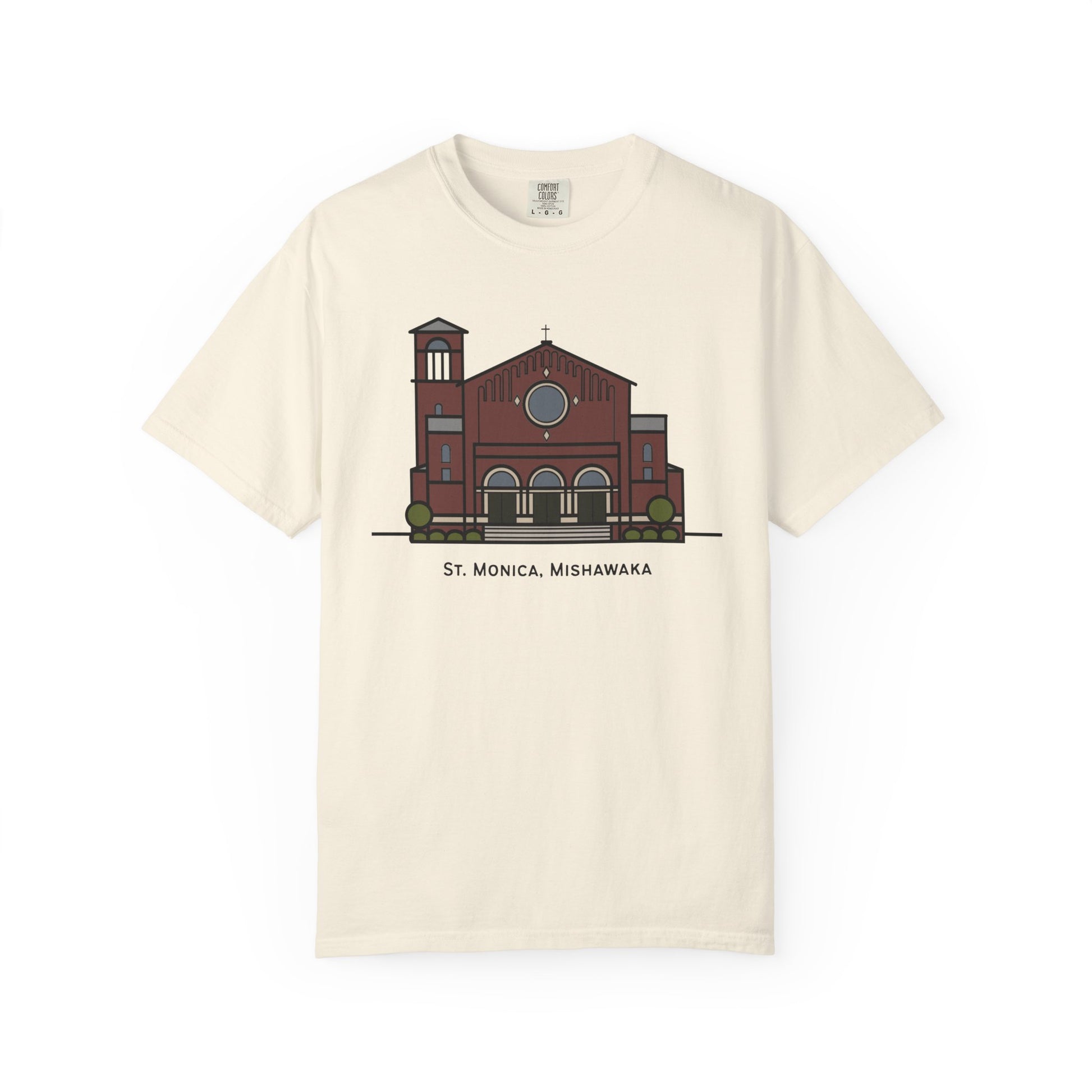 St. Monica Parish Icon T-Shirt - "Nothing is Far from God"