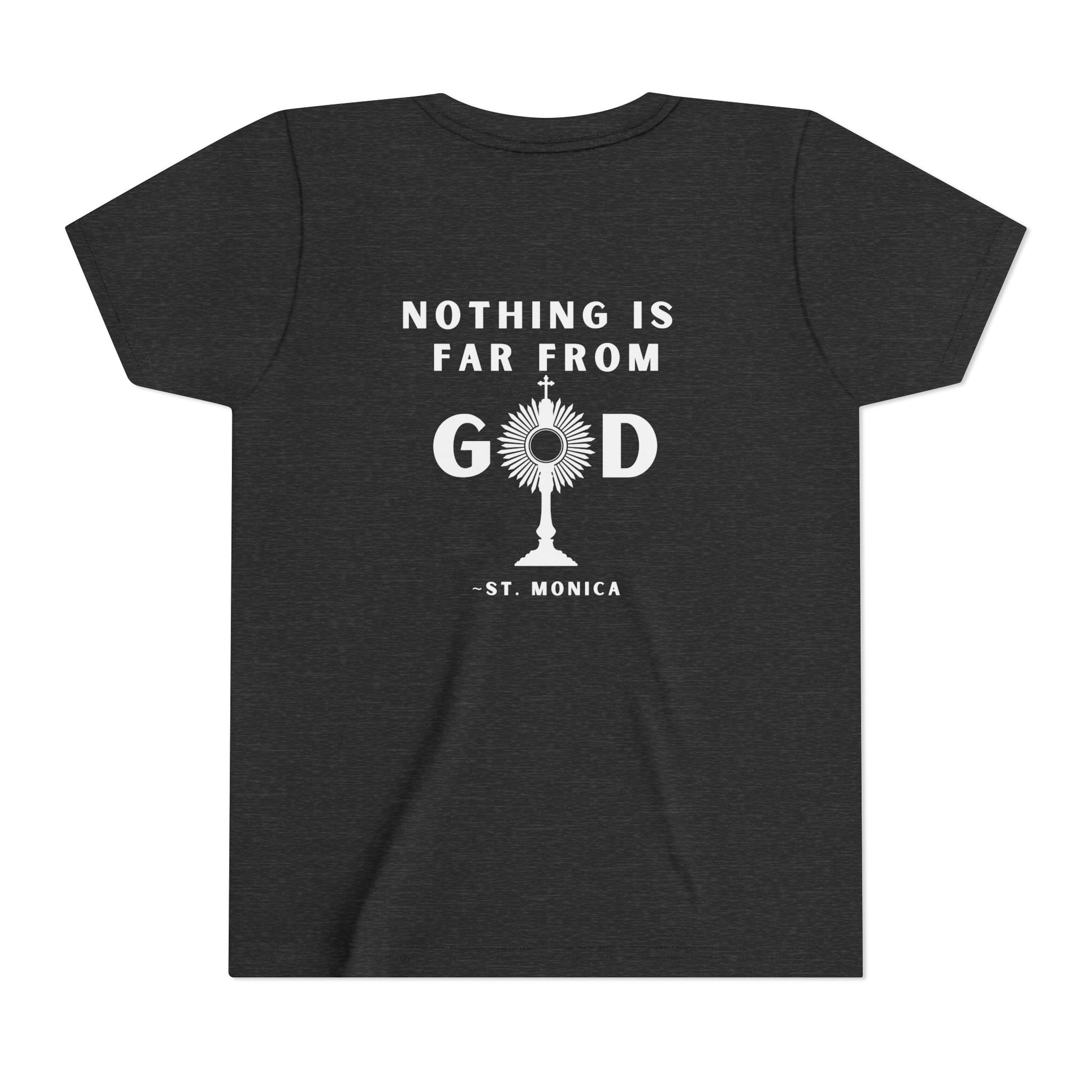 Youth Parish Festival T-Shirt – St. Monica “Nothing is Far from God”