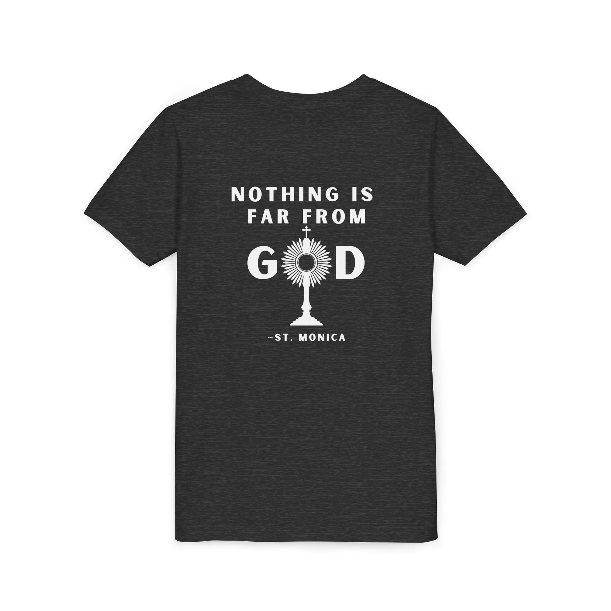 Youth Parish Festival T-Shirt – St. Monica “Nothing is Far from God”