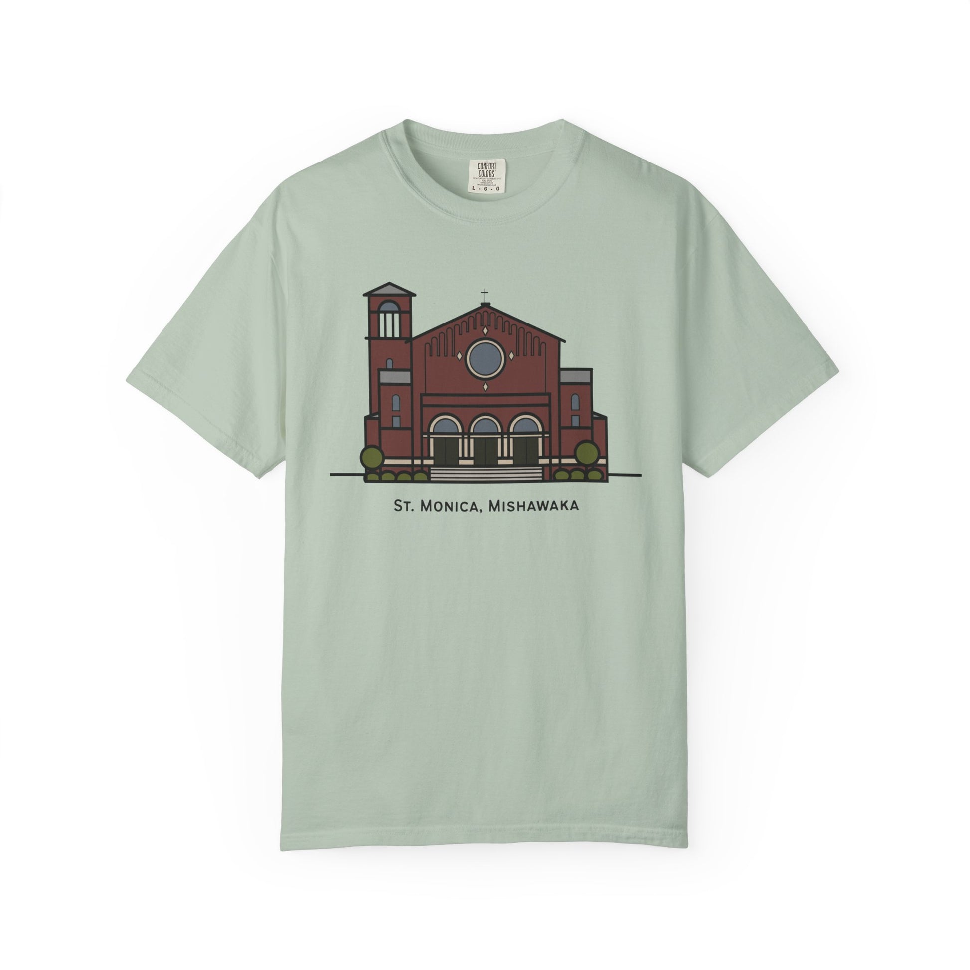 St. Monica Parish Icon T-Shirt - "Nothing is Far from God"