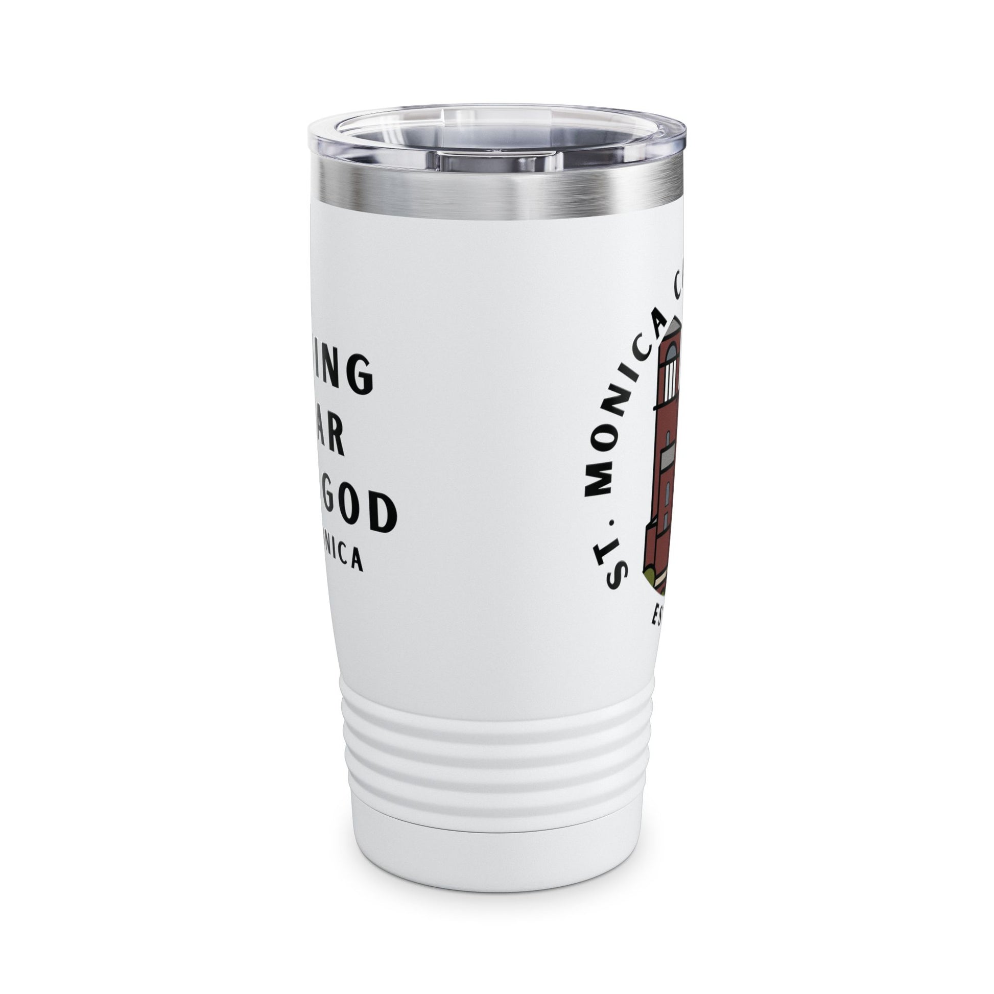 St. Monica Travel Mug – “Nothing is Far from God”
