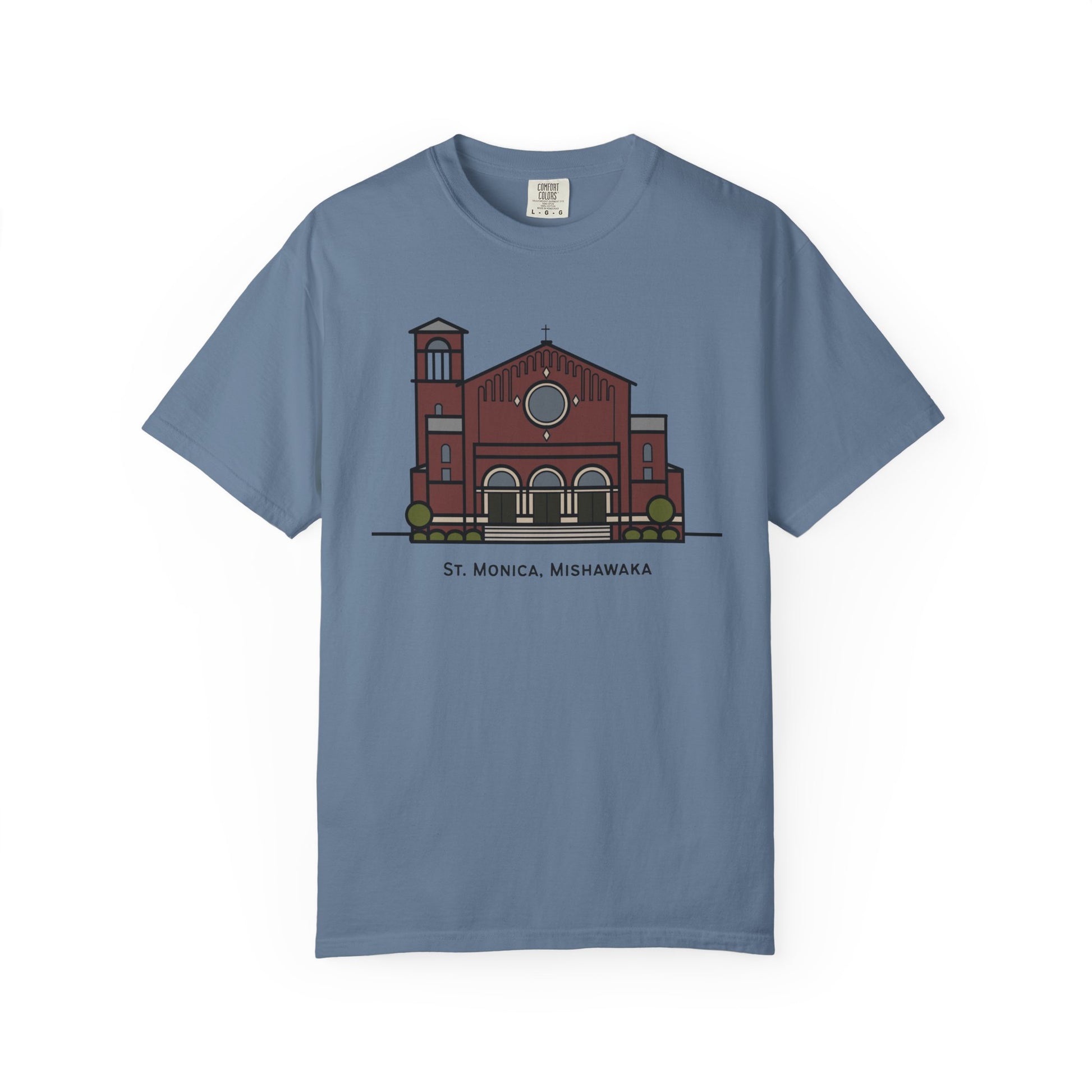 St. Monica Parish Icon T-Shirt - "Nothing is Far from God"